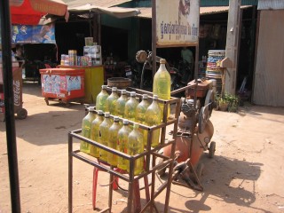 Tankstelle in Kambodascha